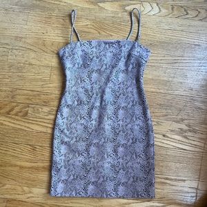 Snake Bodycon Dress